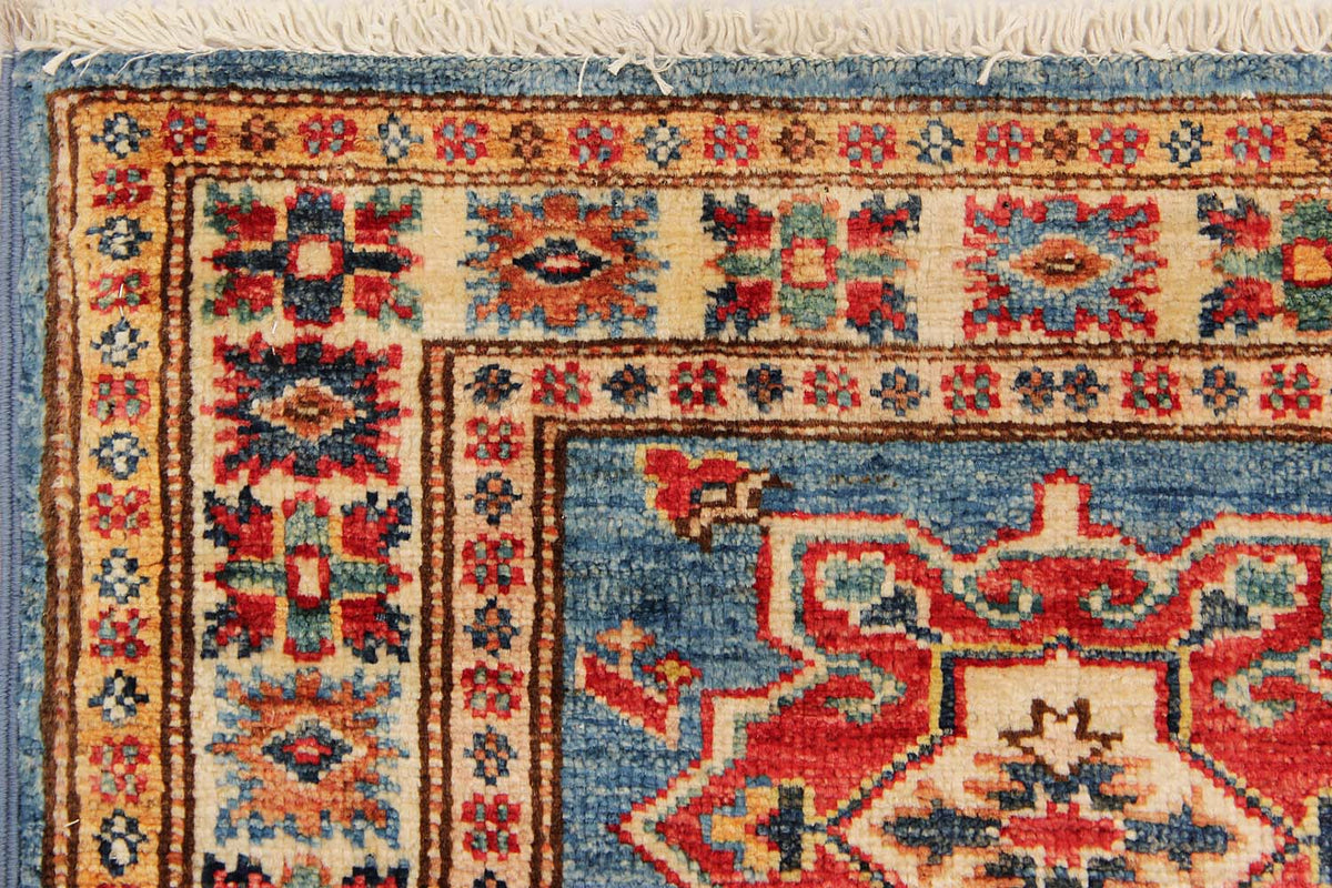 Supreme Kazak Blue Rug 1.82m x 0.62m