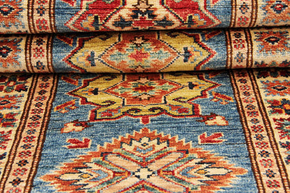 Supreme Kazak Blue Rug 1.83m x 0.63m