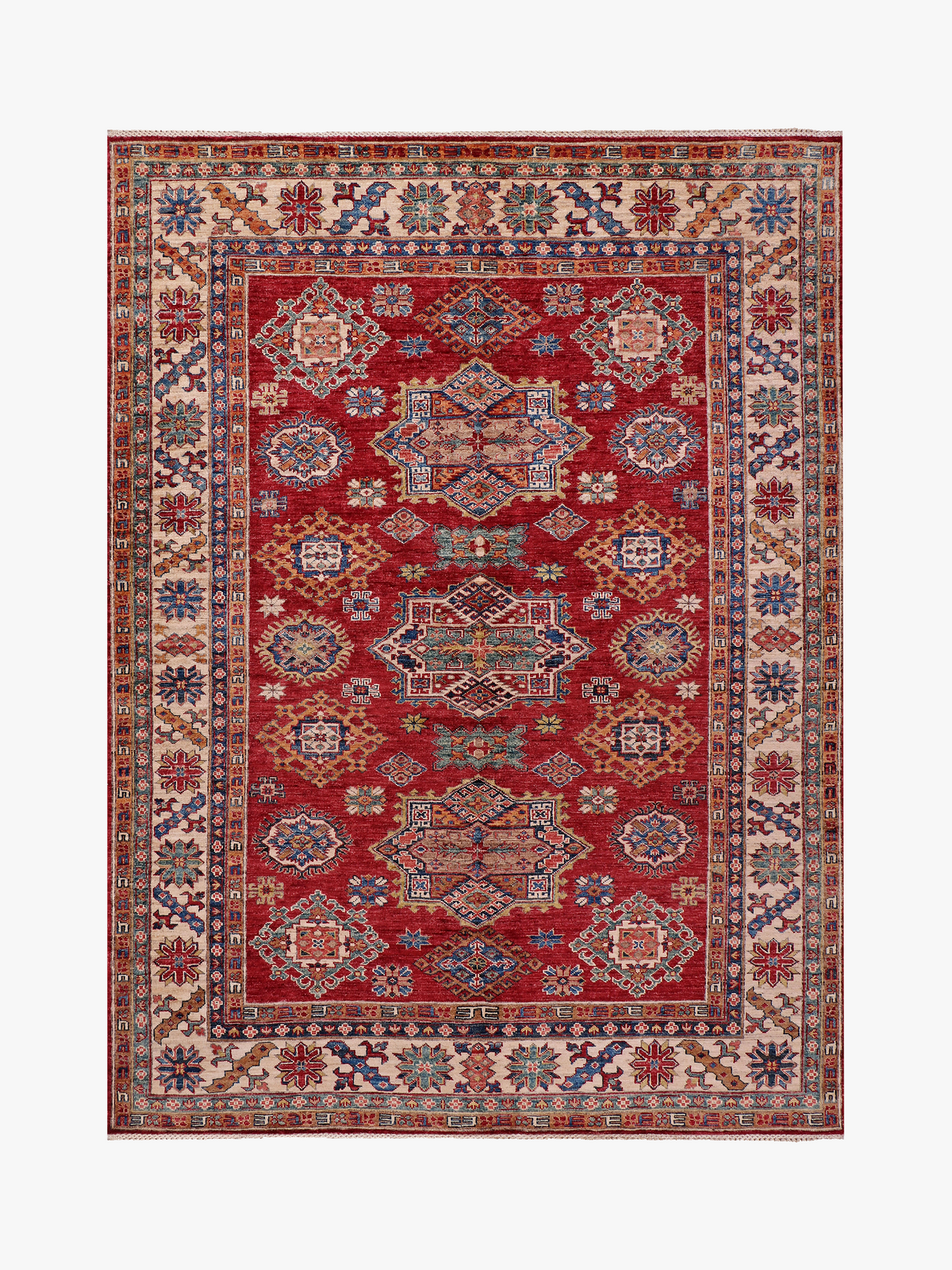 Supreme Kazak Red Rug 2.36m x 1.73m
