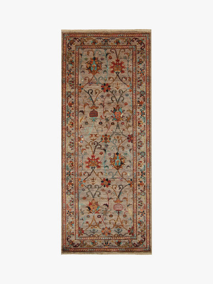 Sultani Brown Rug 1.93m x 0.77m
