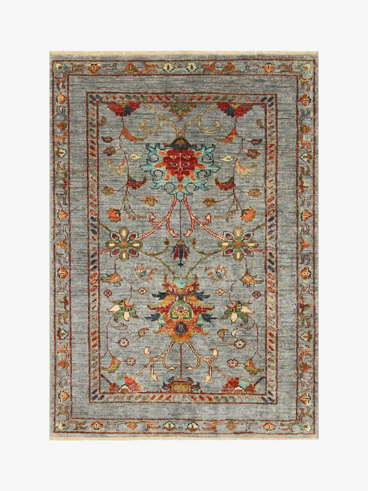 Sultani Grey Rug 1.19m x 0.82m