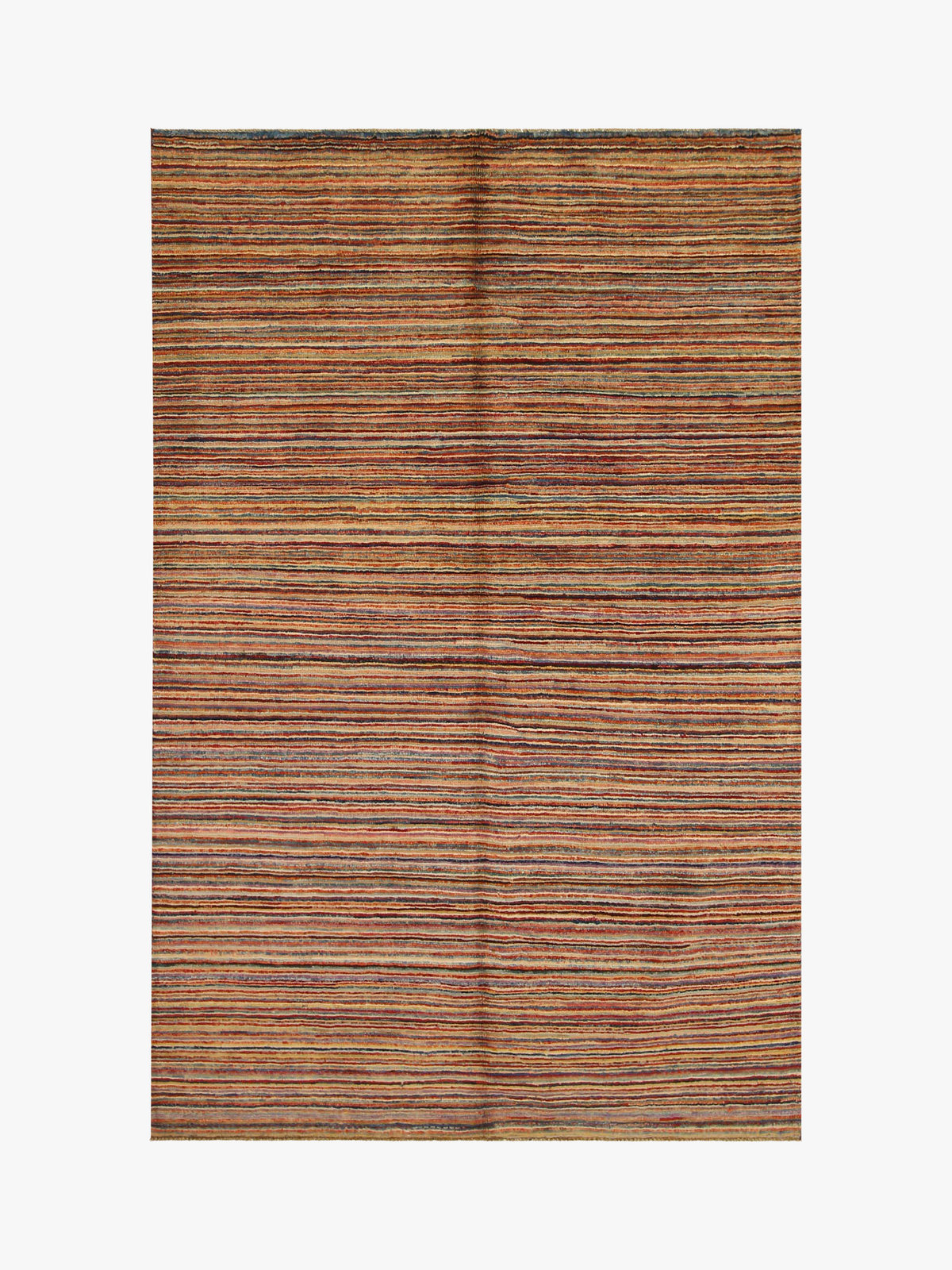 Stripe Gabbeh Multi Rug 1.81m x 1.19m