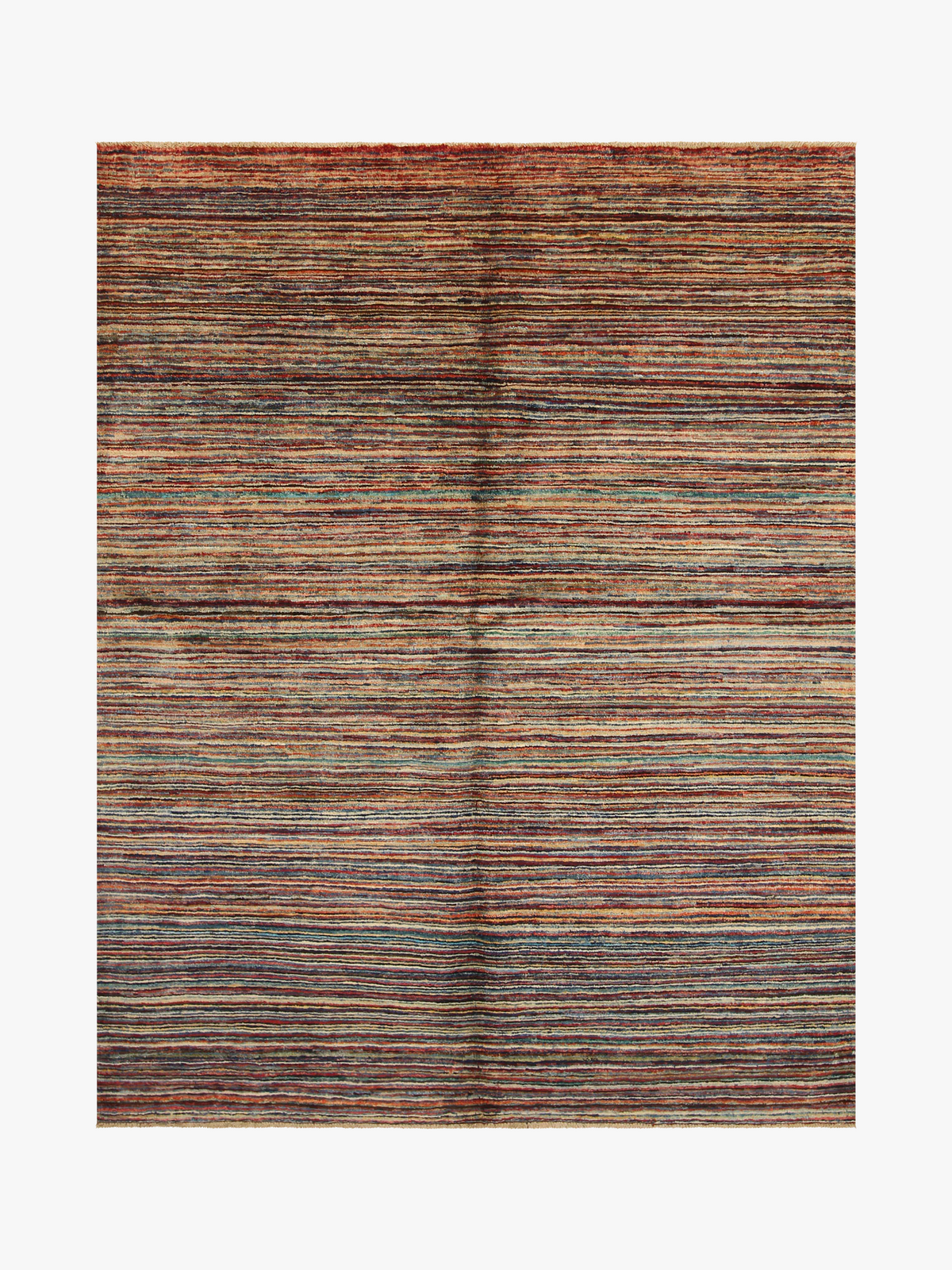 Stripe Gabbeh Multi Rug 1.94m x 1.51m