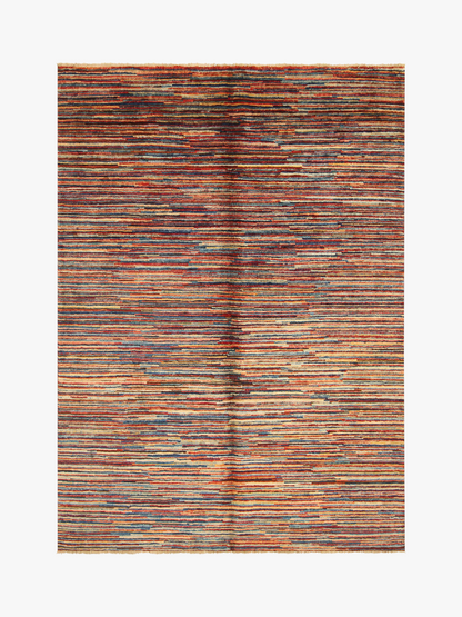 Stripe Gabbeh Multi Rug 1.96m x 1.45m