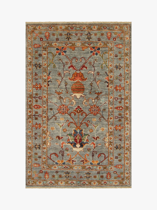 Sultani Grey Rug 1.30m x 0.81m
