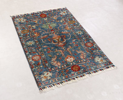 Sultani Blue Rug 1.15m x 0.82m