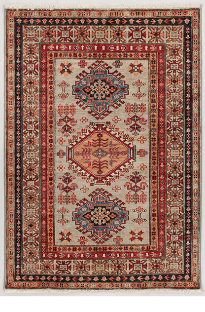 Supreme Kazak Grey Rug 1.47m x 1.01m