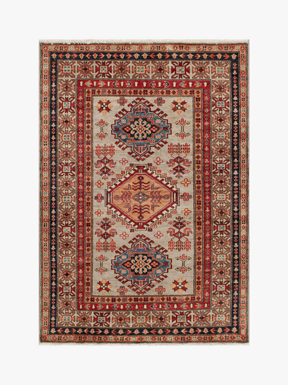Supreme Kazak Grey Rug 1.47m x 1.01m