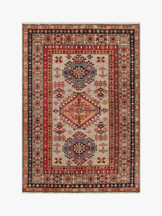 Supreme Kazak Grey Rug 1.47m x 1.01m