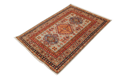 Supreme Kazak Grey Rug 1.47m x 1.01m