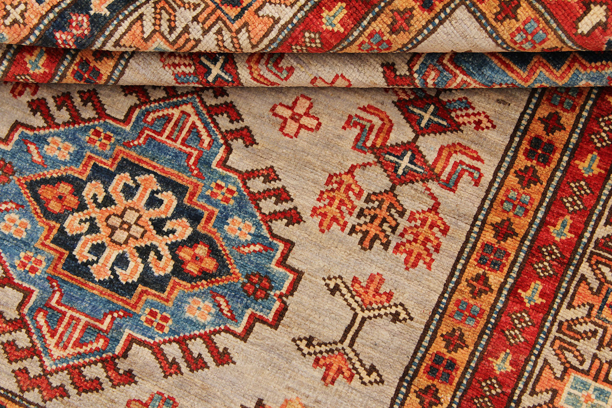 Supreme Kazak Grey Rug 1.47m x 1.01m