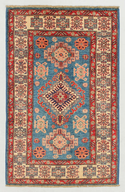 Supreme Kazak Blue Rug 1.20m x 0.79m