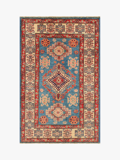 Supreme Kazak Blue Rug 1.20m x 0.79m