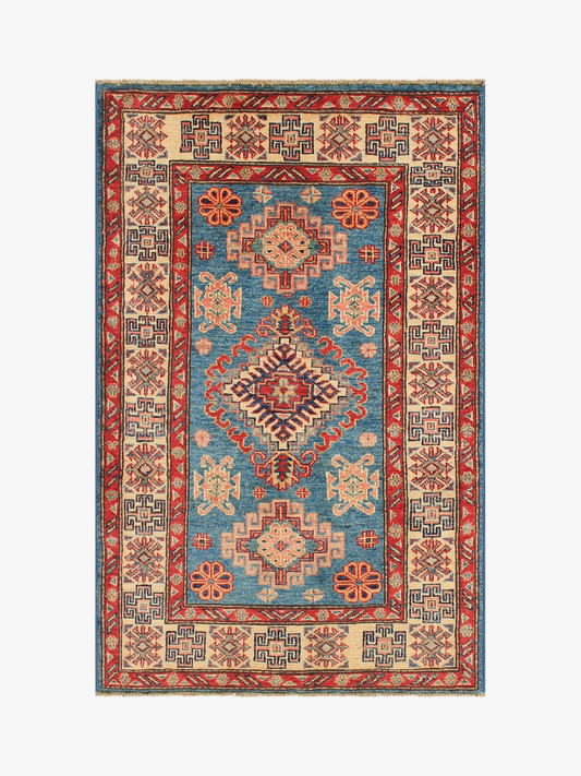 Supreme Kazak Blue Rug 1.20m x 0.79m