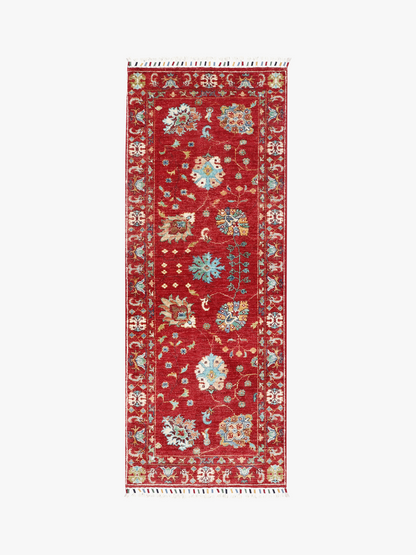 Sultani Red Rug 1.65m x 0.63m