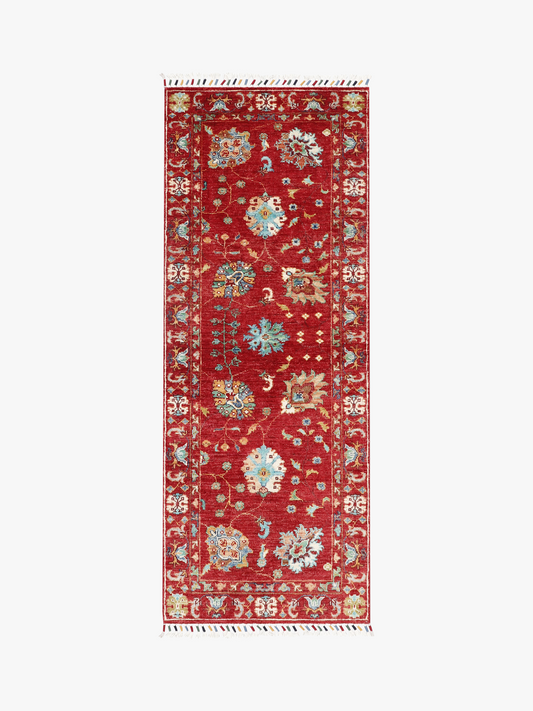 Sultani Red Rug 1.65m x 0.63m