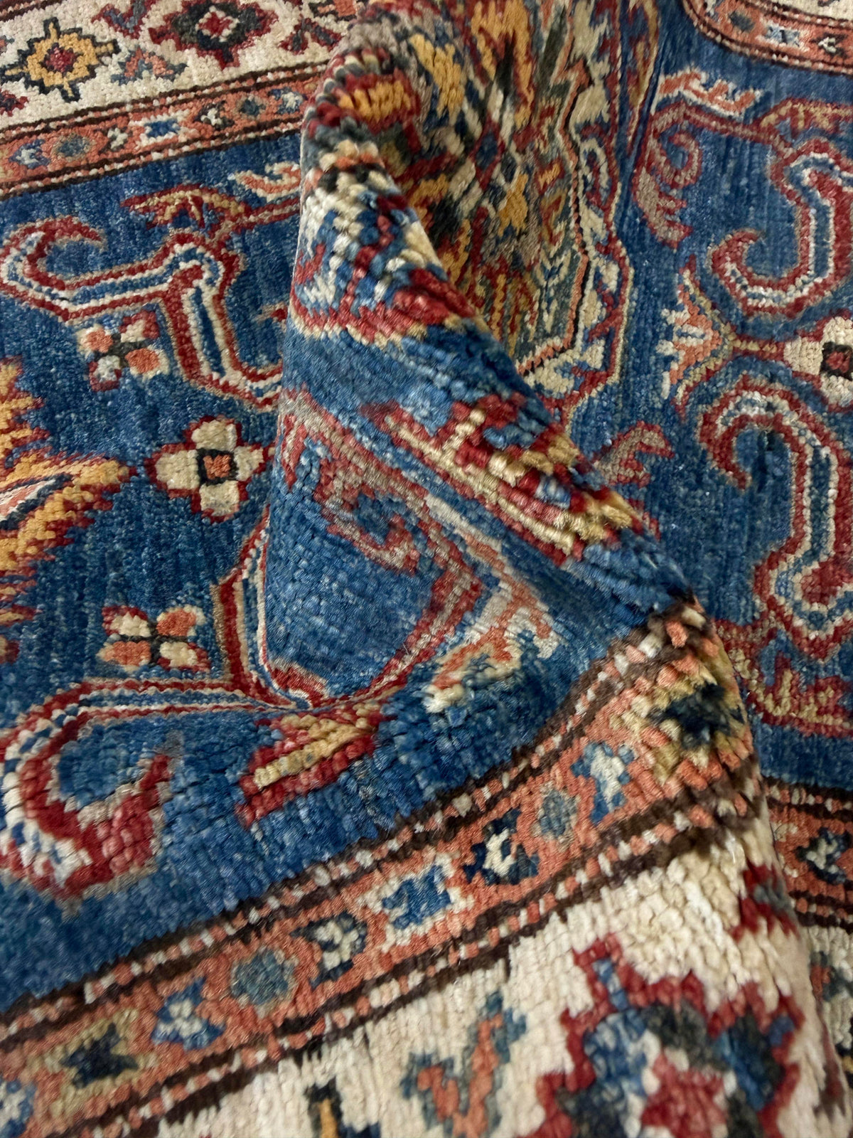 Supreme Kazak Blue Rug 1.84m x 0.61m