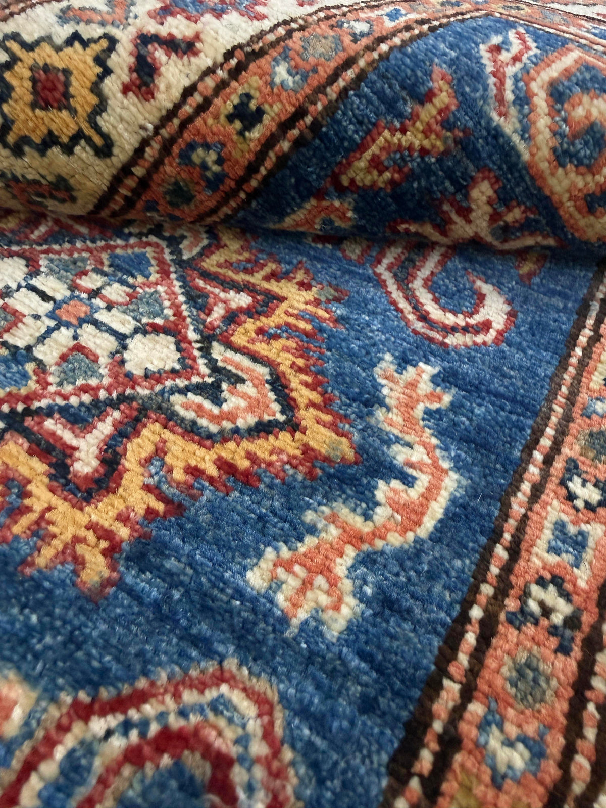 Supreme Kazak Blue Rug 1.84m x 0.61m