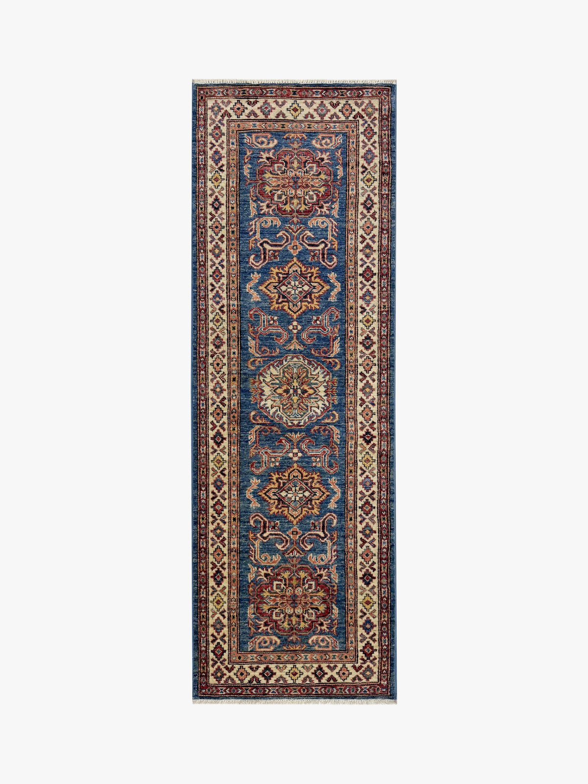 Supreme Kazak Blue Rug 1.84m x 0.63m