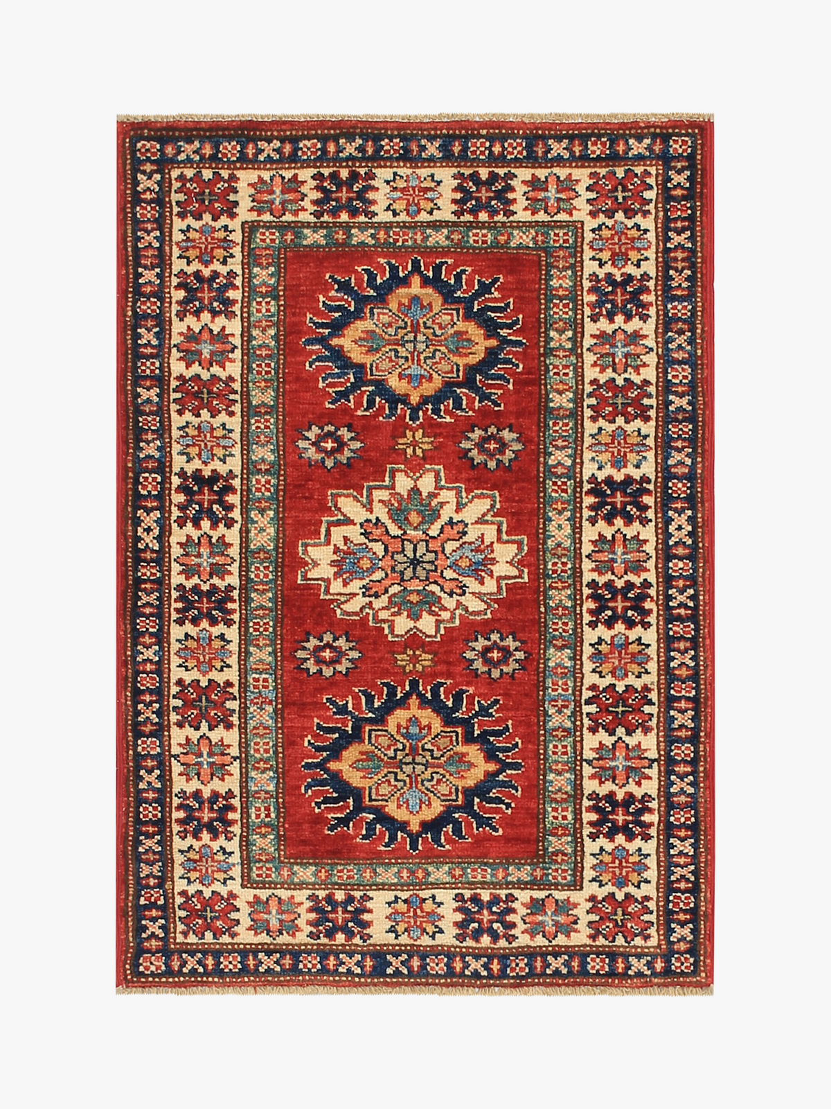Supreme Kazak Red Rug 0.88m x 0.62m