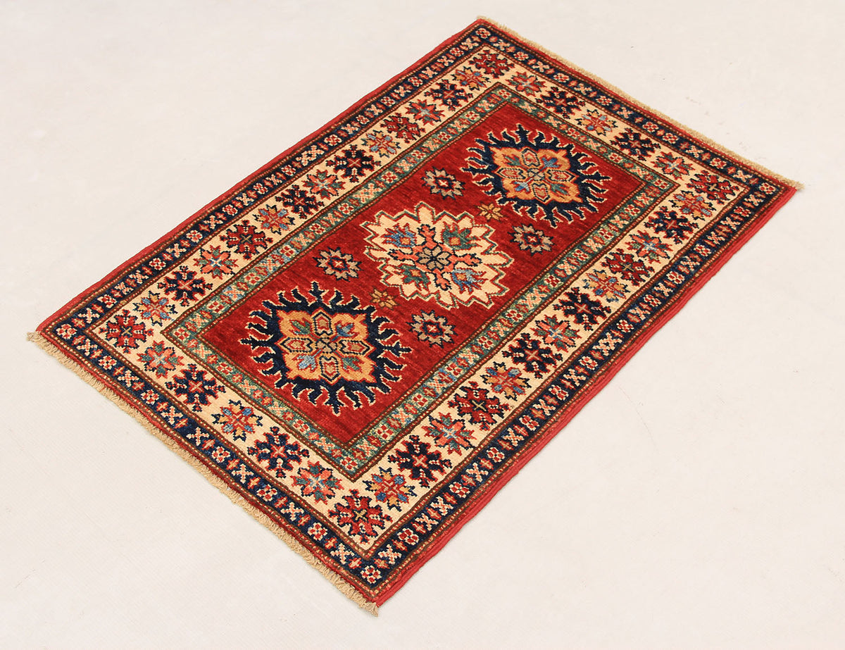 Supreme Kazak Red Rug 0.88m x 0.62m