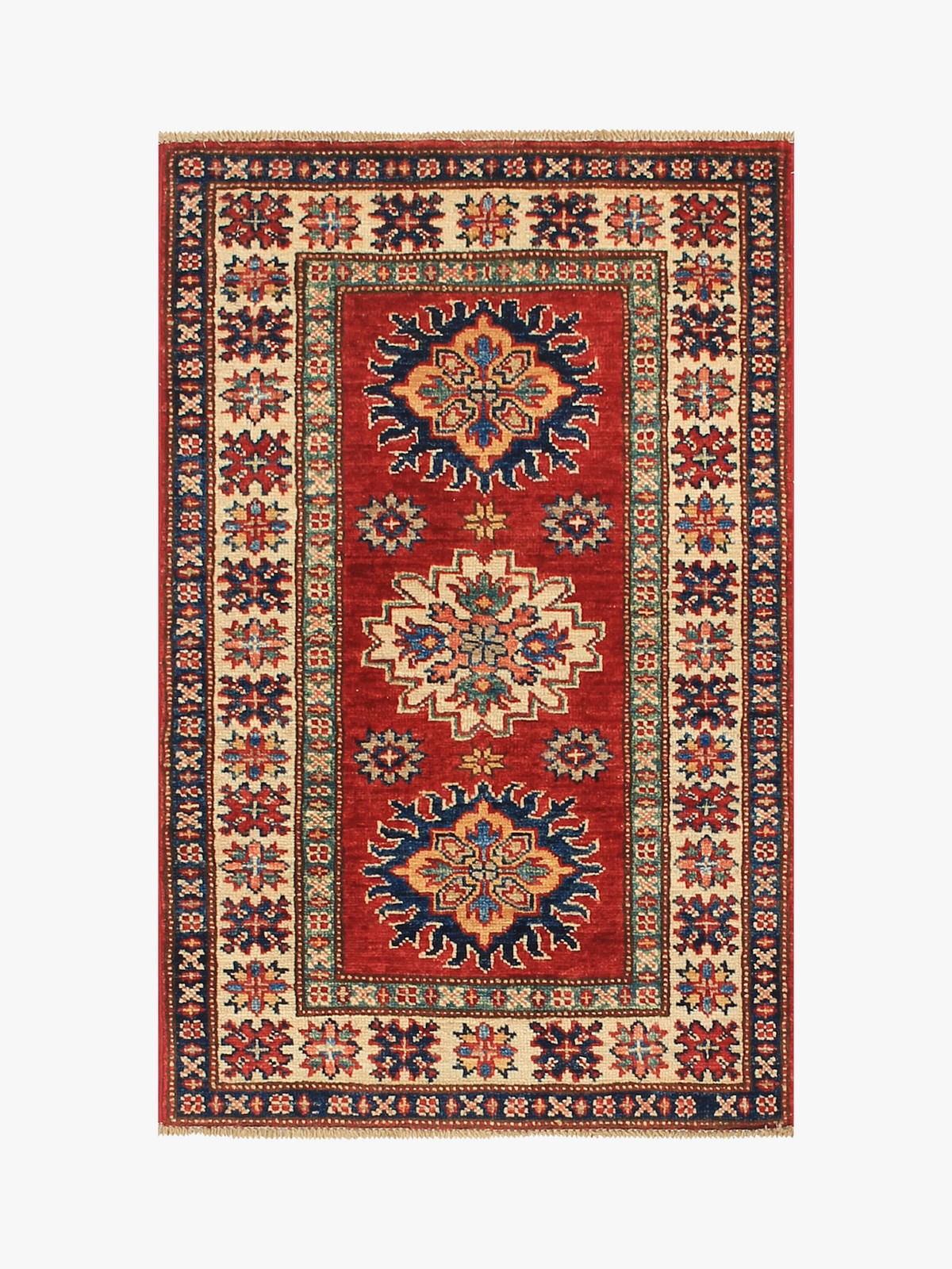Supreme Kazak Red Rug 0.94m x 0.62m