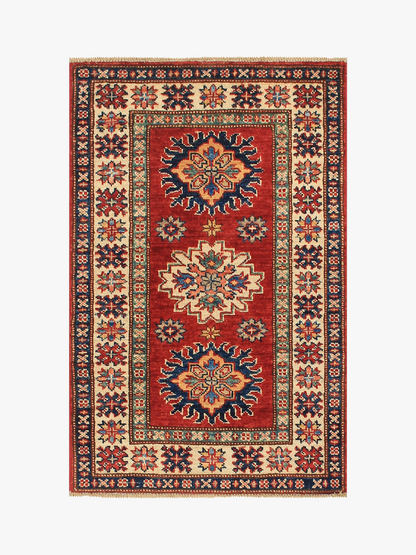 Supreme Kazak Red Rug 0.94m x 0.62m