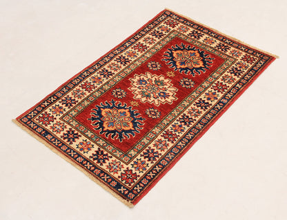Supreme Kazak Red Rug 0.94m x 0.62m