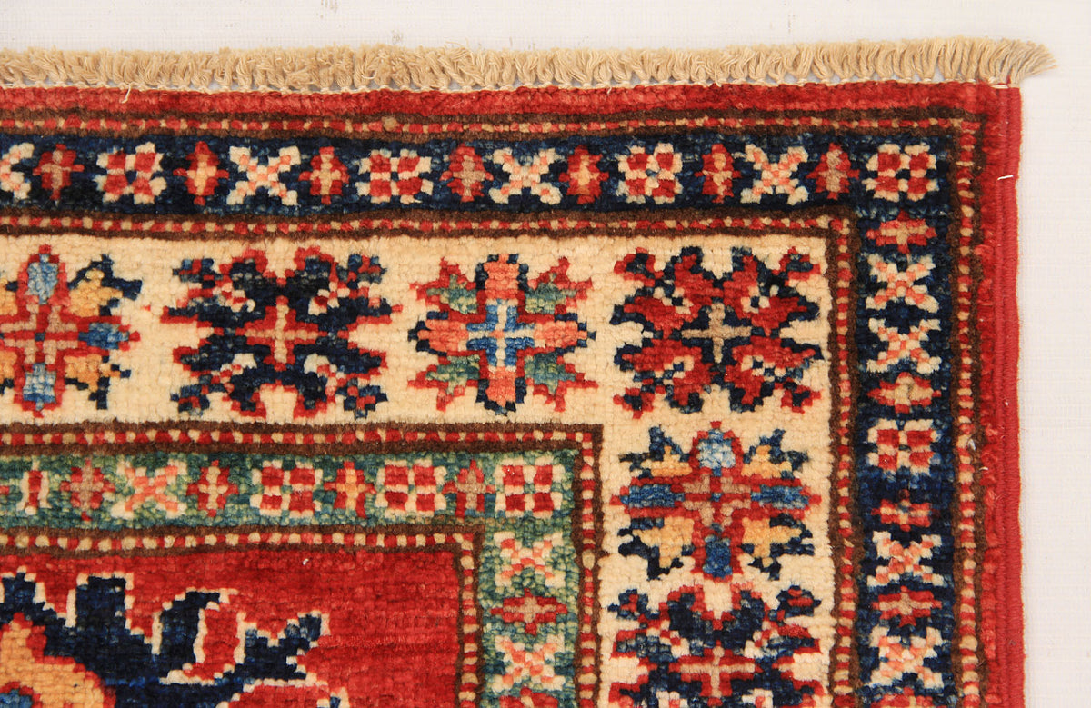Supreme Kazak Red Rug 0.94m x 0.62m