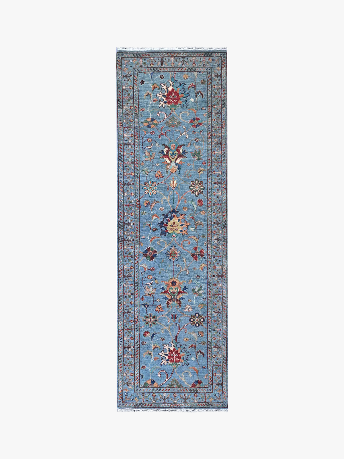 Sultani Blue Rug - 2.49m x 0.78m