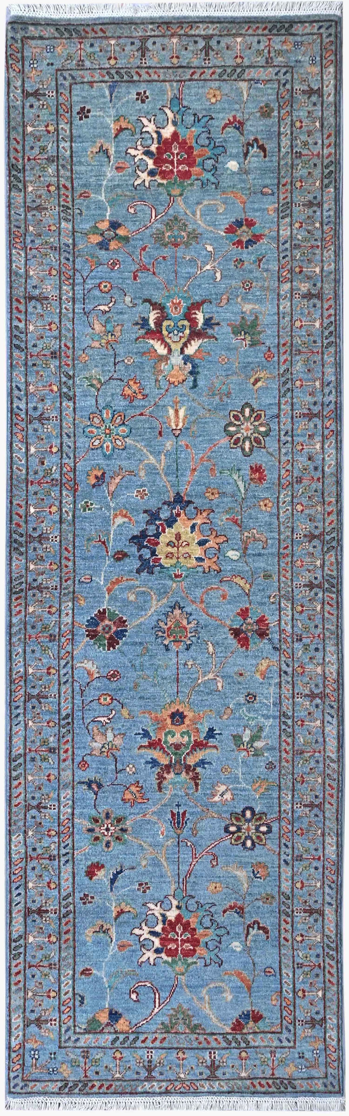 Sultani Blue Rug - 2.49m x 0.78m
