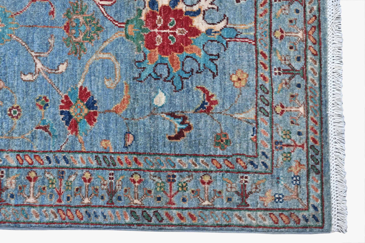 Sultani Blue Rug - 2.49m x 0.78m