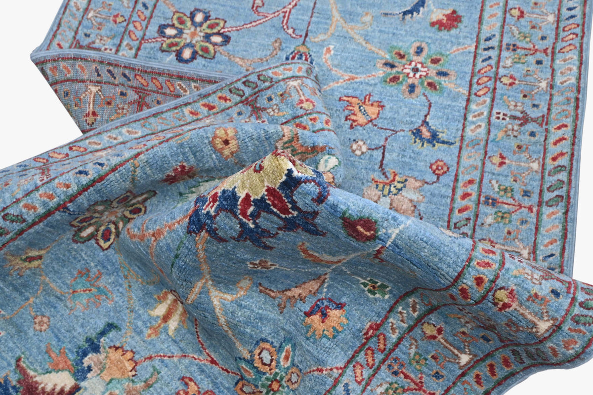 Sultani Blue Rug - 2.49m x 0.78m