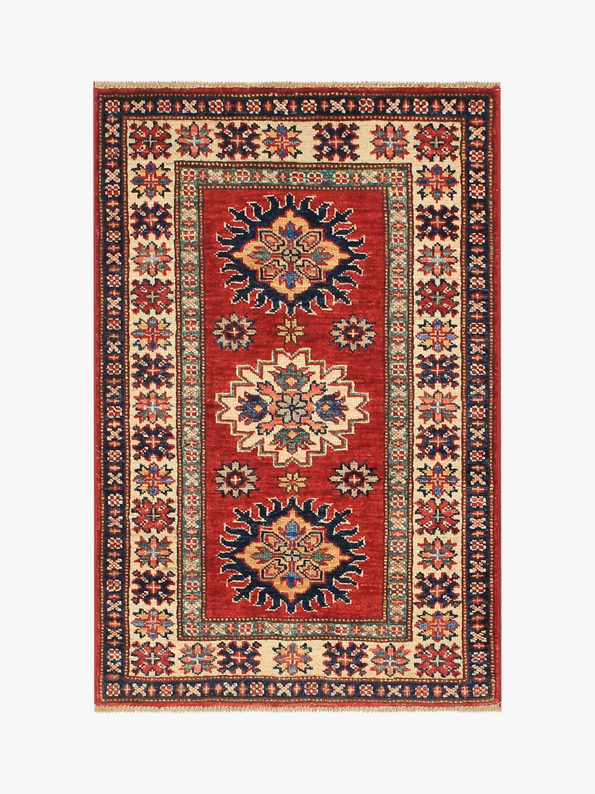 Supreme Kazak Red Rug 0.93m x 0.62m