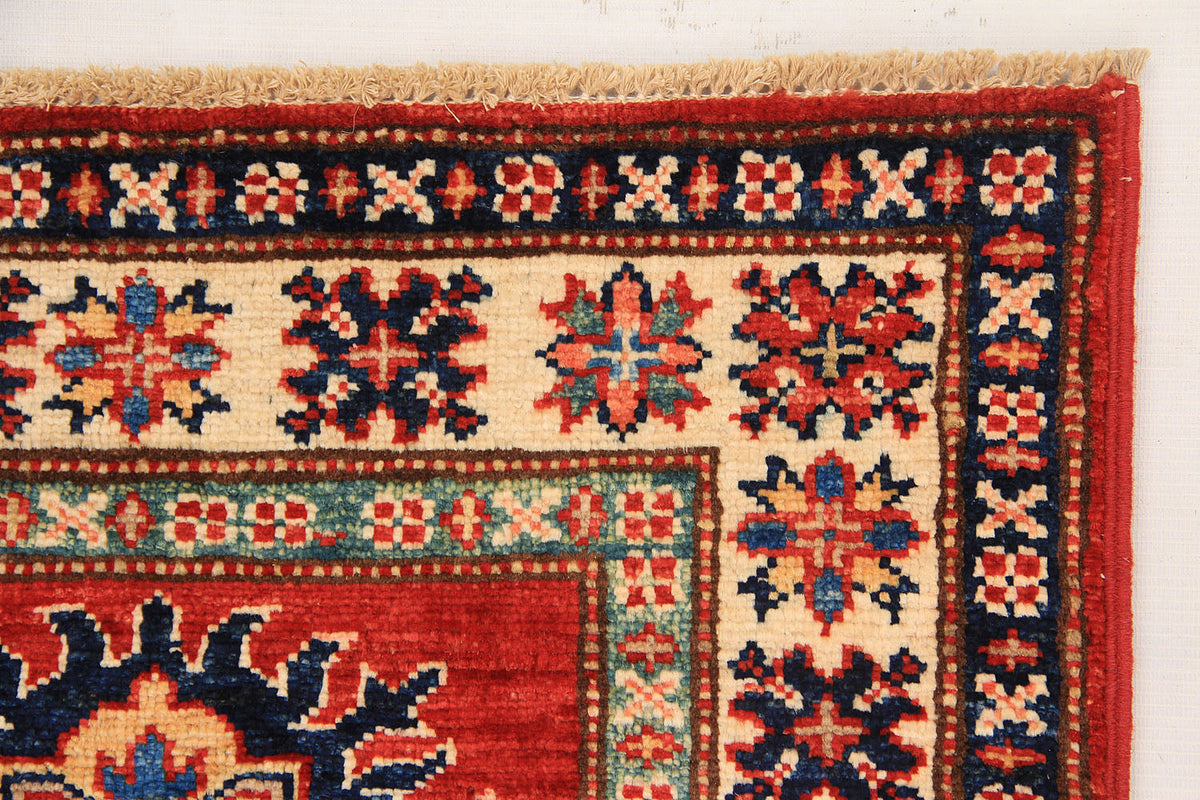 Supreme Kazak Red Rug 0.93m x 0.62m
