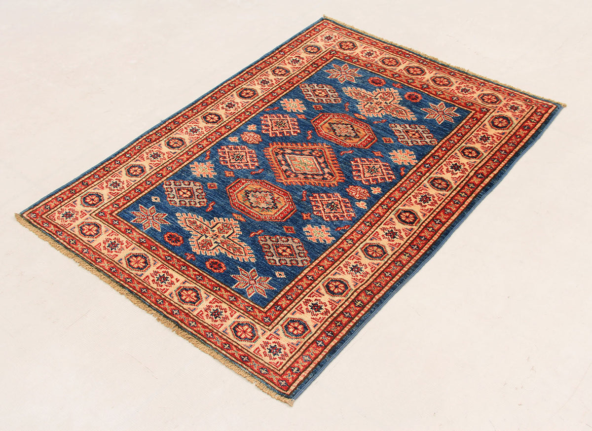 Supreme Kazak Blue Rug 1.20m x 0.86m