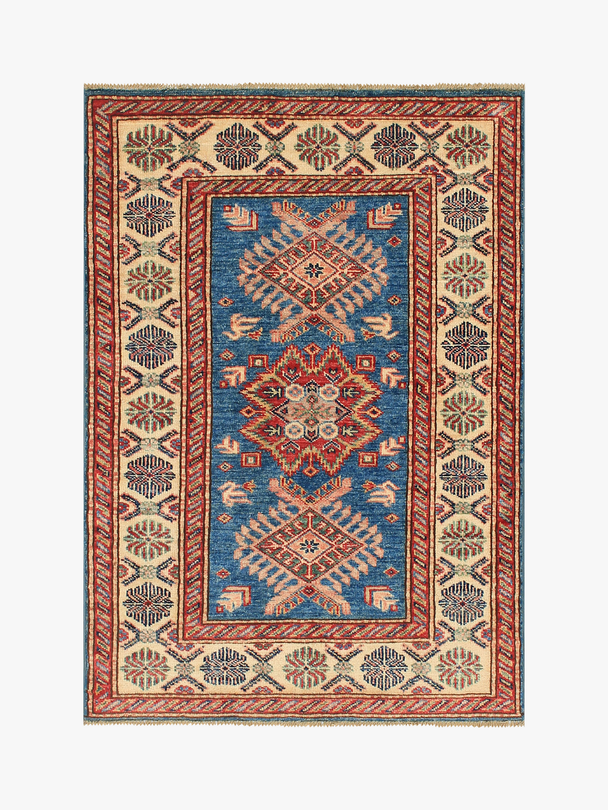 Supreme Kazak Blue Rug 1.20m x 0.86m
