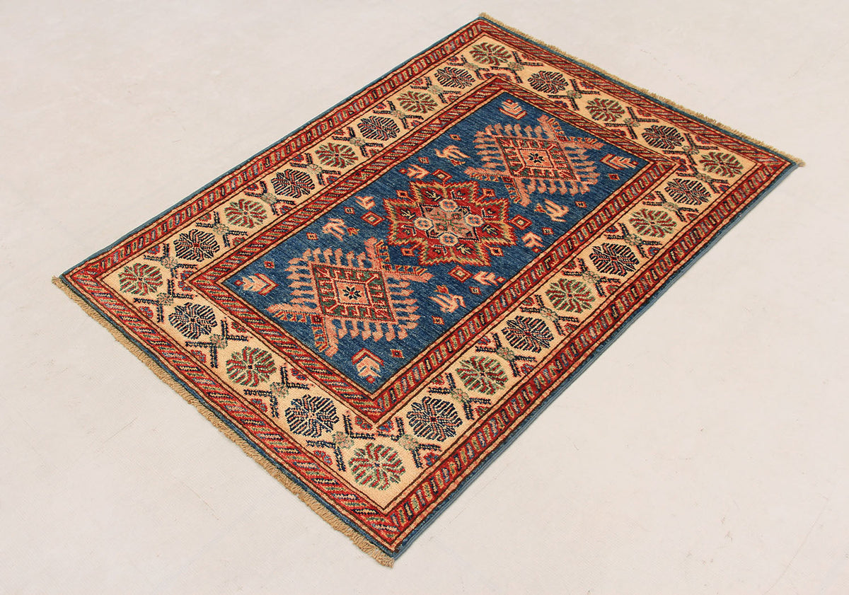 Supreme Kazak Blue Rug 1.20m x 0.86m