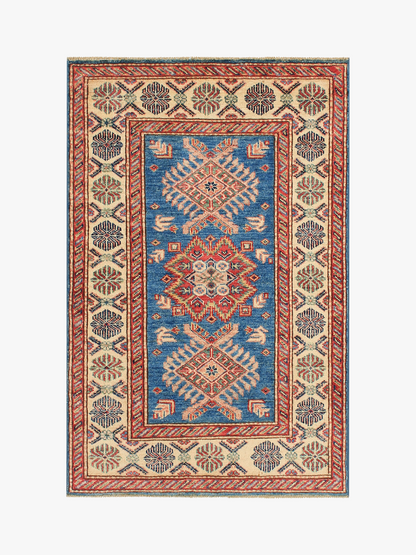 Supreme Kazak Blue Rug 1.21m x 0.81m