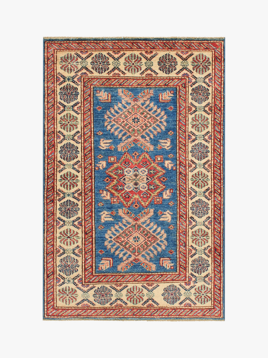 Supreme Kazak Blue Rug 1.21m x 0.81m