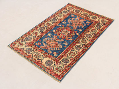 Supreme Kazak Blue Rug 1.21m x 0.81m