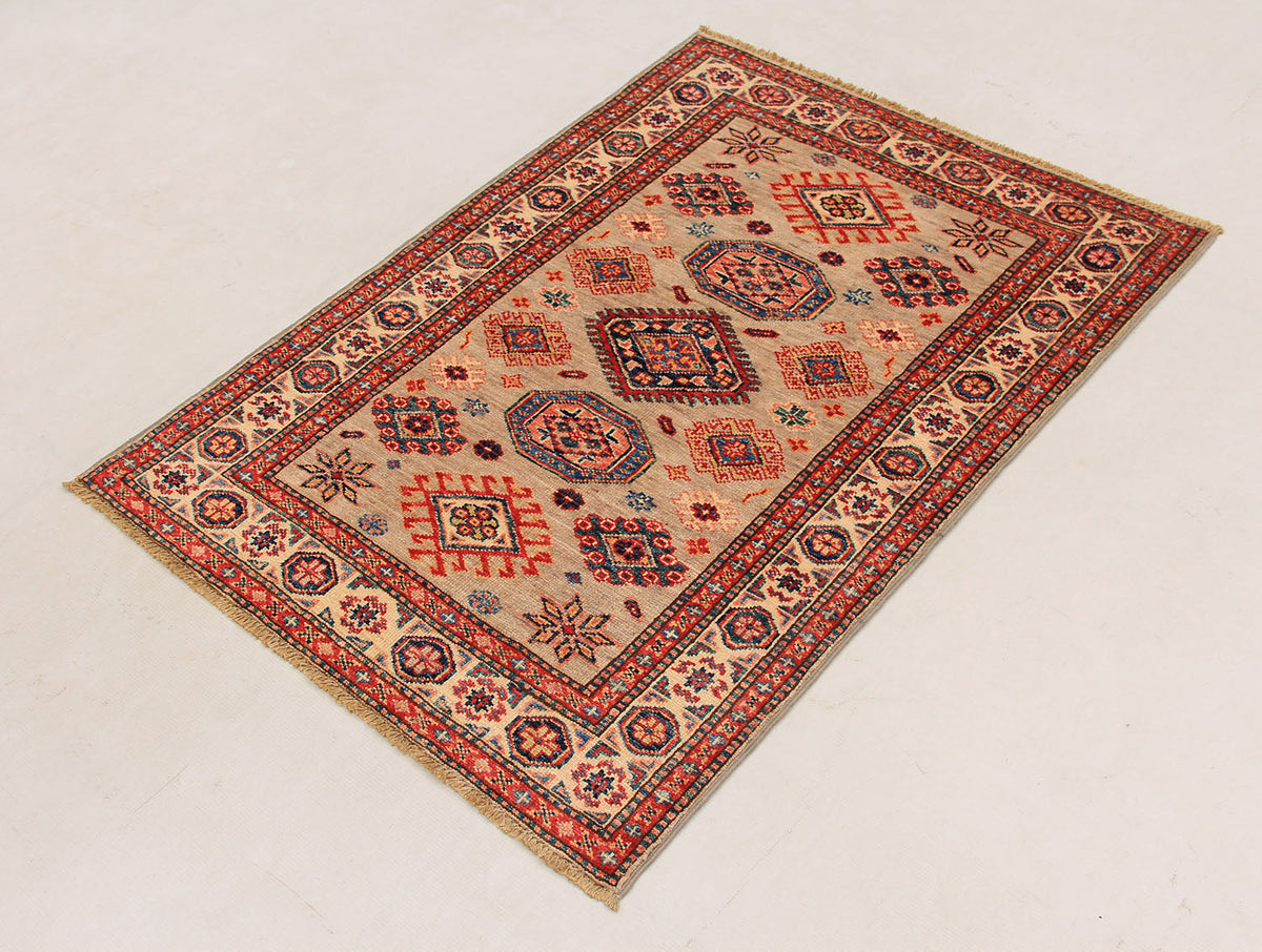 Supreme Kazak Grey Rug 1.14m x 0.83m
