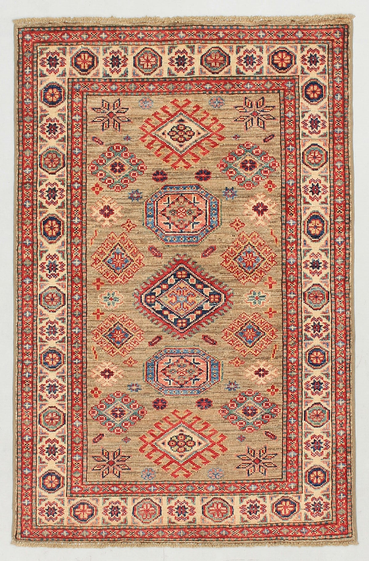 Supreme Kazak Natural Rug 1.21m x 0.80m