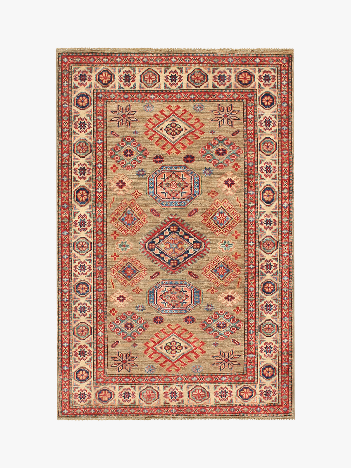Supreme Kazak Natural Rug 1.21m x 0.80m