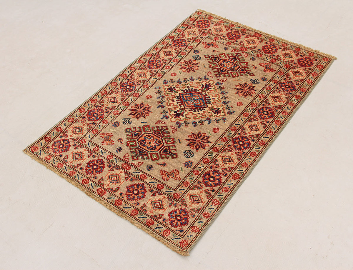Supreme Kazak Grey Rug 1.19m x 0.79m