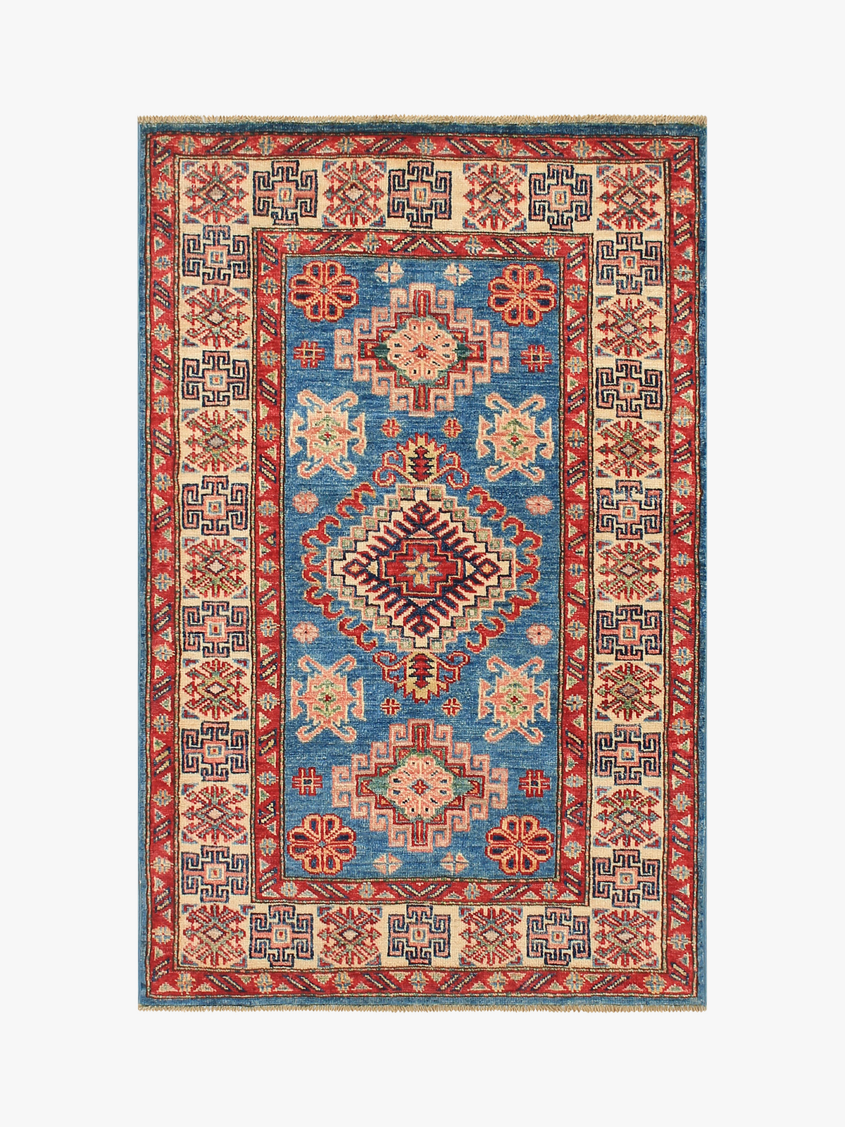 Supreme Kazak Blue Rug 1.24m x 0.81m