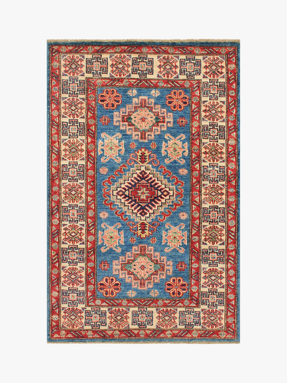Supreme Kazak Blue Rug 1.24m x 0.81m