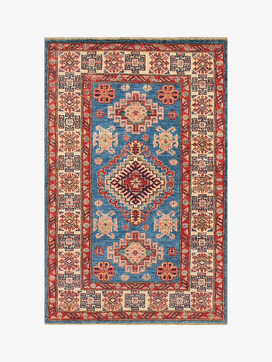 Supreme Kazak Blue Rug 1.24m x 0.81m