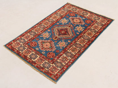 Supreme Kazak Blue Rug 1.24m x 0.81m