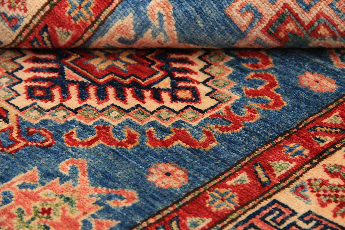 Supreme Kazak Blue Rug 1.24m x 0.81m